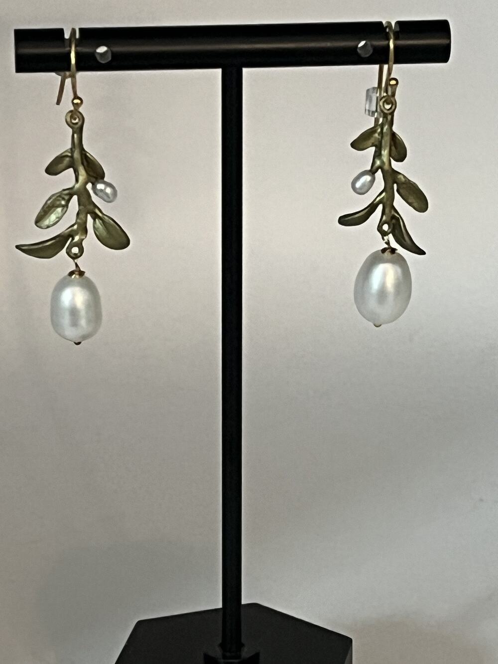 Michael Michaud Victorian Vine Wire Earrings